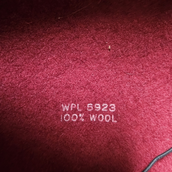 Betmar Style WPL 5923 100% Wool  Late 1950s early 1960s Cherry Red - Picture 9 of 16